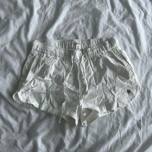 ROXY | Women’s High-Rise Drawstring Shorts White